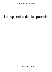 guillaume bergon - la spirale de la parole guillaume bergon - la spirale de la parole