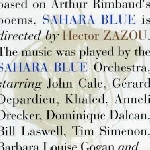 hector zazou - sahara blue hector zazou - sahara blue
